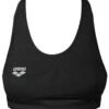 Arena Brassière Sport Femme W Gym Top Solid Black -France Natation 000932 500 w gym bra top solid 005 f s