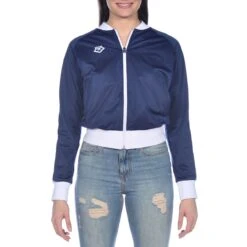 Veste Zippée Femme Arena Relax Team Jacket Navy -France Natation 001223 701 w relax iv team jacket 005 f o