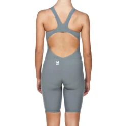 Combinaison De Natation Femme Arena Powerskin R-Evo One Dos Ouvert Grey -France Natation 001438 141 w pwskin revo one fbslob sl 006 b o