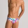 Maillot De Bain Arena Homme Crazy Zebras Brief Multicolor -France Natation 002908 850 crazy zebras brief 003 o