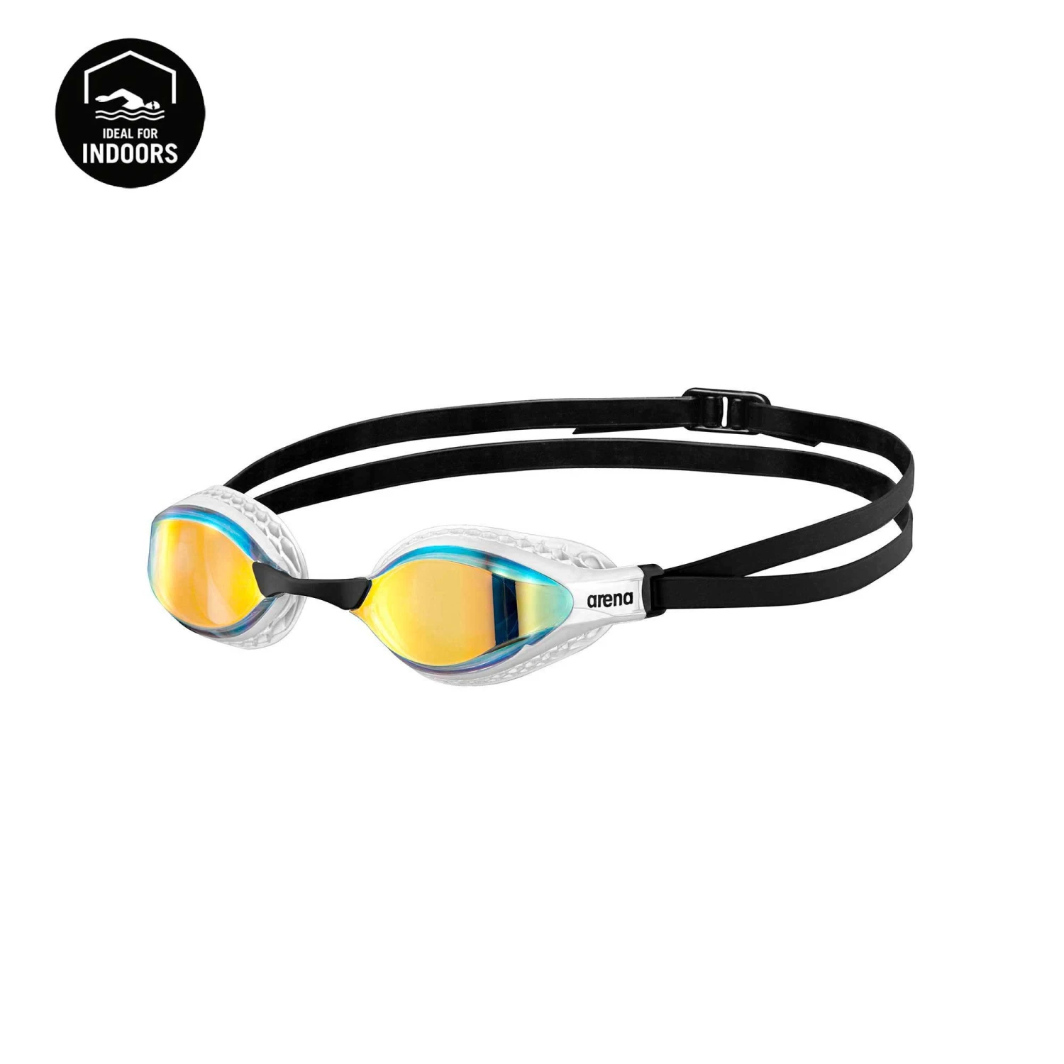 Lunettes De Compétition Natation Arena Air Speed Mirror White Cooper 3 Lunettes De Compétition Natation Arena Air Speed Mirror White Cooper
