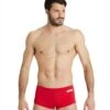 Short De Bain Taille Basse Arena Homme Team Uni Rouge -France Natation 004775 450 mens team swim low waist short solid 001 o