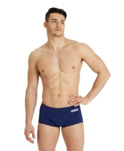 Short De Bain Taille Basse Arena Homme Team Uni Bleu Marine