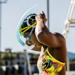 Tuba Frontal Finis STABILITY SNORKEL Yellow -France Natation 1.05.021 teal usage.main 13