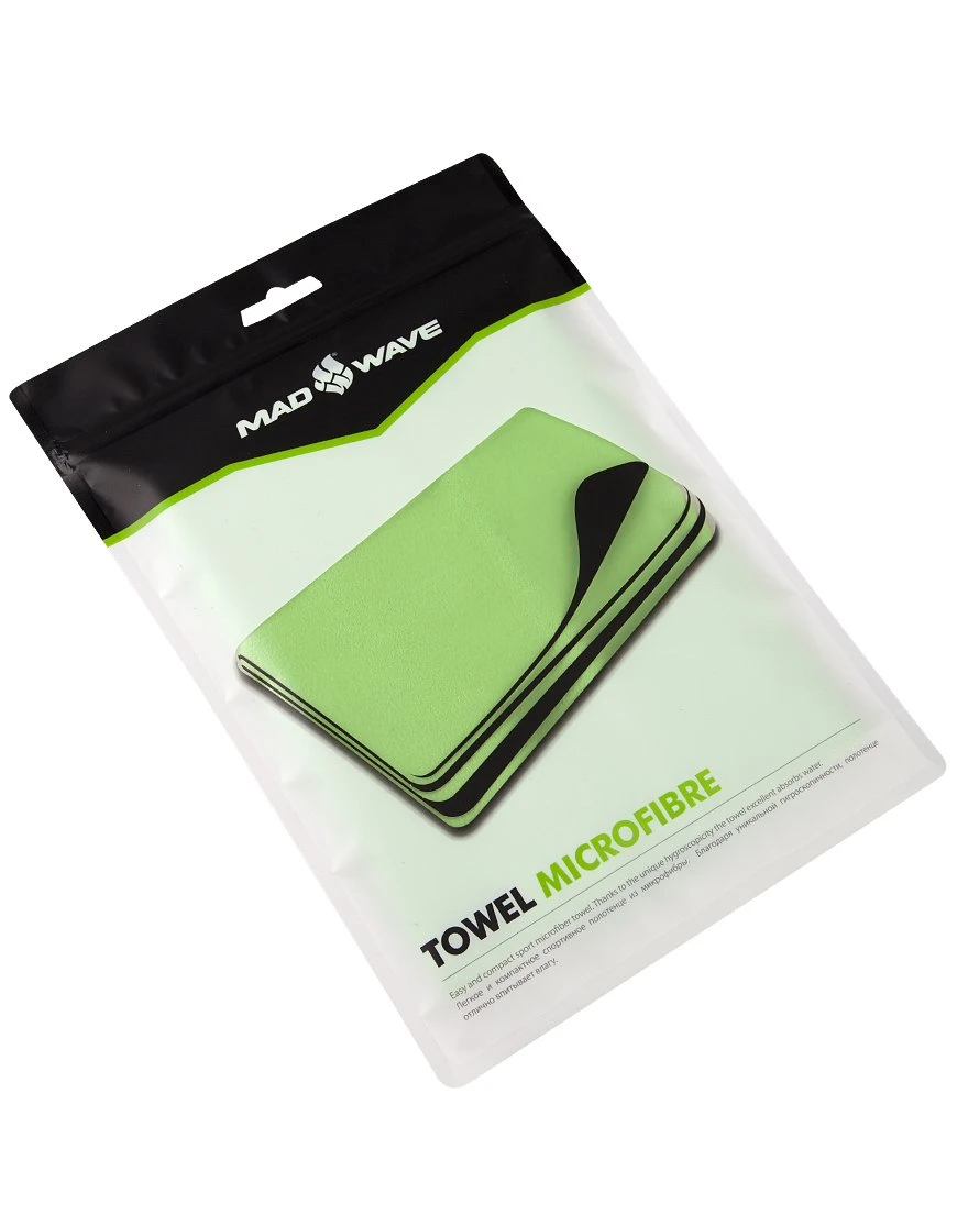 Serviette Microfibre Madwave Verte 4 Serviette Microfibre Madwave Verte – Image 2