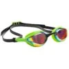 Lunettes De Natation Madwave Alien Mirror Rainbow Verte -France Natation 10021648