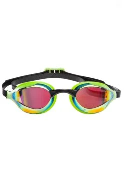 Lunettes De Natation Madwave Alien Mirror Rainbow Verte -France Natation 10021648 2