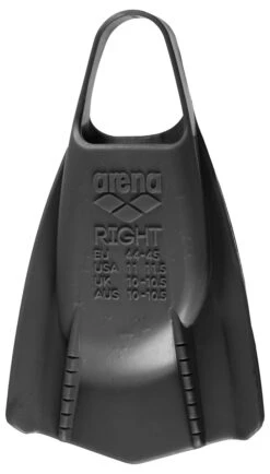 Palmes Courtes De Natation Silicone Arena Powerfin Pro Black -France Natation 1e207 055 powerfin pro 006 b s