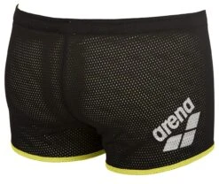 Maillot De Natation Mixte Arena Dragsuit Black -France Natation 1e366 050 square cut drag suit 004 br s