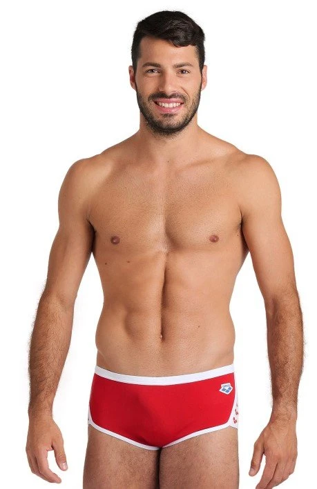 Maillot De Bain Arena Homme Arena ICONS Red White 3 Maillot De Bain Arena Homme Arena ICONS Red White
