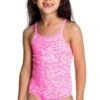 Maillot De Bain Funkita Enfant Fille Fairy Fin Rose -France Natation 2 normal 1