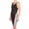 Combinaison De Natation Femme Arena Carbon Ultra Dos Ouvert Dark Grey/ Fluo Yellow -France Natation 2a805546 002 0