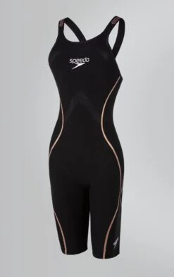 Combinaison De Natation Femme Speedo Lzr Intent Kneeskin Dos Ouvert Black / Gold 974D168 -France Natation 8 11974d168