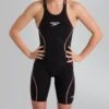 Combinaison De Natation Femme Speedo Lzr Intent Kneeskin Dos Ouvert Black / Gold 974D168 -France Natation 8 11974d168a