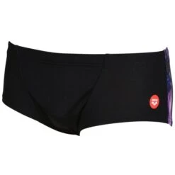 Maillot De Bain Arena Homme Crazy Placement -France Natation arena crazy placement low waist swim short black multi 005059 1 1120763