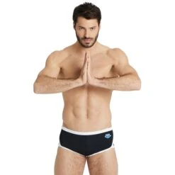 Maillot De Bain Arena Homme Arena ICONS Black White