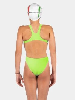 Maillot De Bain Fille Akron Babbitt JR Evo Bicolor Black/Comedy -France Natation babbitt evo jr black comedie2