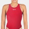 Maillot De Bain Fille Akron Babbitt JR Evo Bicolor Sport Red/Harvard -France Natation babbitt evo jr red harvard1