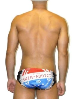 Maillot De Bain Homme Disseny Addict Noir -France Natation banador hombre waterpolo ds addict 1