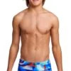 Maillot De Bain Funky Trunks Garçon Trunks - Battle Blue 2 Maillot De Bain Funky Trunks Garçon Trunks - Battle Blue -France Natation battle bleu boys
