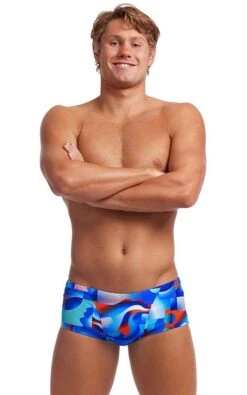 Maillot De Bain Funky Trunks Homme Classic - Battle Blue -France Natation battle blue mens 3