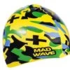 Bonnet Silicone De Natation Madwave CAMOUFLAGE Jaune -France Natation capture 14