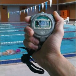 Chronomètre IHM 100% Chrono 0201 -France Natation chronometre 100 chrono etanche immersion 3atm1