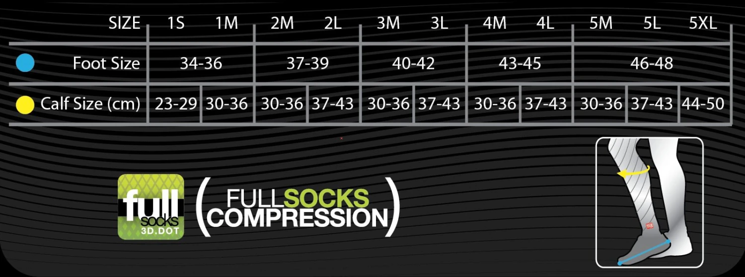Compression Sportive Compressport Full Socks V2 Noir 4 Compression Sportive Compressport Full Socks V2 Noir – Image 2