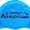Bonnet Silicone De Natation France Natation Bleu Ciel -France Natation cyan