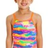 Maillot De Bain Funkita Enfant Fille Hot Wash Multicolore -France Natation fg01t hot wash 02 32