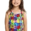 Maillot De Bain Funkita Enfant Fille Slippery Snakes Multicolore -France Natation fg01t slippery snakes s1