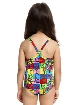 Maillot De Bain Funkita Enfant Fille Slippery Snakes Multicolore -France Natation fg01t slippery snakes s2 0