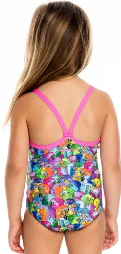 Maillot De Bain Funkita Enfant Fille Bang Bang Budgie Multicolore -France Natation fg01t bang bang budgie 009