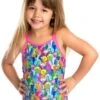 Maillot De Bain Funkita Enfant Fille Bang Bang Budgie Multicolore -France Natation fg01t bang bang budgie 029