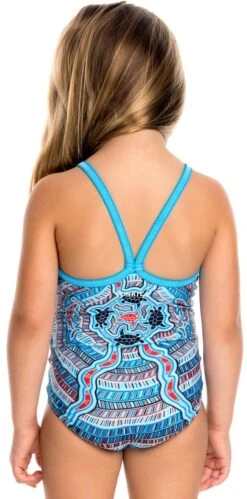 Maillot De Bain Funkita Enfant Fille Barnamboo Bleu -France Natation fg01t barnamboo 006