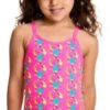 Maillot De Bain Funkita Enfant Fille Cray Cray Rose -France Natation fg01t cray cray 06