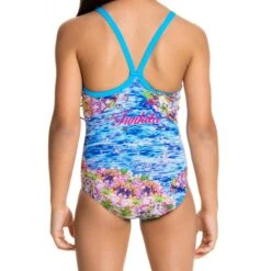 Maillot De Bain Funkita Enfant Fille Meadow Love Bleu -France Natation fg01t meadow love s2