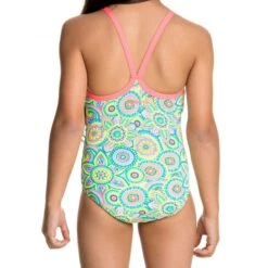 Maillot De Bain Funkita Enfant Fille Petal Party Multicolore -France Natation fg01t petal party s2