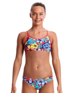 Maillot De Bain Funkita 2 Pièces Fille Aloha From Hawaii Orange