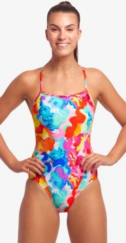 Maillot De Bain Funkita Femme Single Strap - Messy Monet -France Natation fs15l71536 1