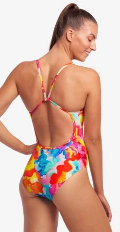 Maillot De Bain Funkita Femme Single Strap - Messy Monet -France Natation fs15l71536 2