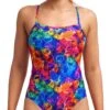Maillot De Bain Funkita Femme Single Strap - Ocean Galaxy -France Natation fs15l71552 2