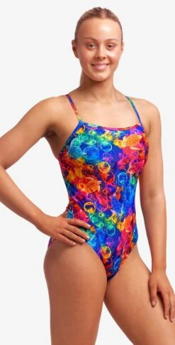 Maillot De Bain Funkita Femme Single Strap - Ocean Galaxy -France Natation fs15l71552 3