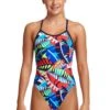 Maillot De Bain Funkita Fille Single Strap - Face Palm -France Natation fs16g face palm 01