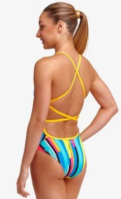 Maillot De Bain Funkita Fille Strapped In - Winning Streak -France Natation fs38g71481 4