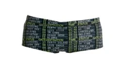 Maillot De Bain Funky Trunks Garçon Departure Board Noir -France Natation ft32b departure board 0826 0