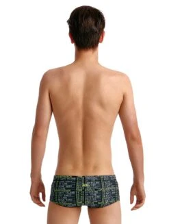 Maillot De Bain Funky Trunks Garçon Departure Board Noir -France Natation ft32b departure board 0828