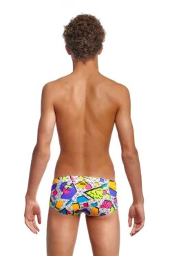 Maillot De Bain Funky Trunks Garçon Classic Trunks - Jumbled Up -France Natation ft32b jumbled up 02