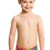 Maillot De Bain Funky Trunks Enfant Garçon Cubism Chaos Multicolore -France Natation ft32t cubism chaos s1