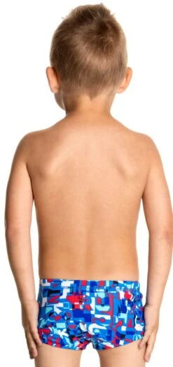 Maillot De Bain Funky Trunks Enfant Garçon Trunk Team Bleu -France Natation ft32t trunk team 99 15 0